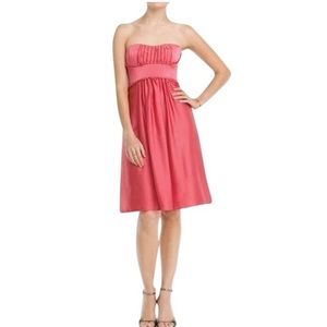 BCBG Max Azria Strapless Melon Empire Y2K Dress